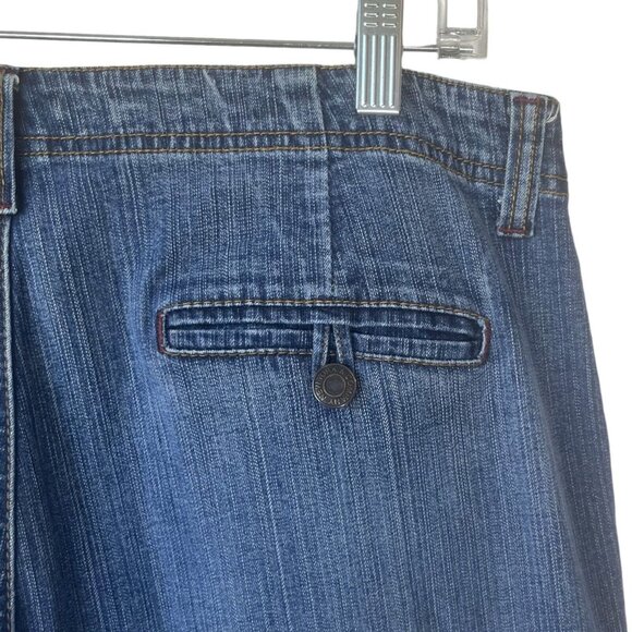 New York & Company Jeans Womens Size 16 Cuffed Denim High Rise - Picture 6 of 8